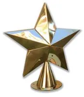 Звезда двусторонне выпуклая ø 350 (517612) сертификат на обелиск - стела памятник мм. пустотелая  в Будённовске