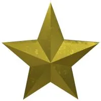 Звезда накладка на памятник литая латунь в Будённовске (518483)