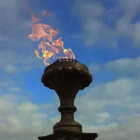 Газовая горелка апс (газ-контроль) (1629) сертификат - автомат вечный огонь ø 154 мм. ветроустойчивая  в Будённовске