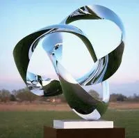 Кольца из нержавеющей стали скульптура (518288) производство арт-объект  в Будённовске