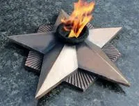 Вечный огонь СССР литая бронза патина в Будённовске (518554)