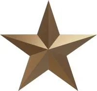 Звезда на памятник ветерану ВОВ из бронзы в Будённовске (518494)