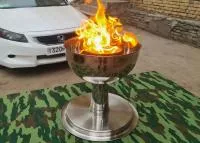 Чаша торжественного огня афины (51756458) производство для ø 360 мм. ветроустойчивая в Будённовске